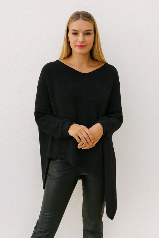 Made in Italy Wool Slant Knit