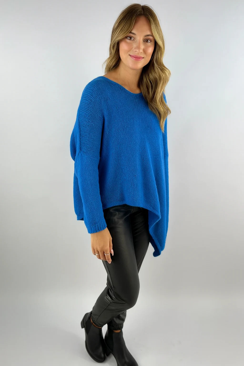 Made in Italy Wool Slant Knit