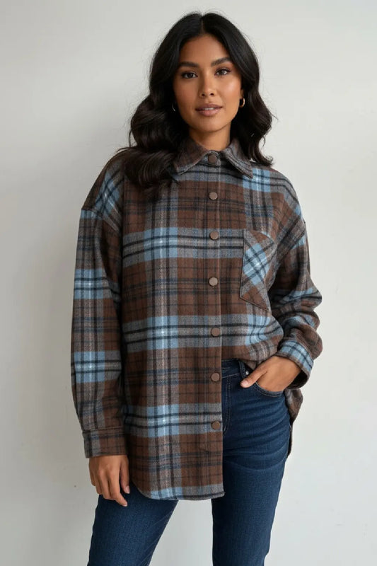 Wool Plaid Shacket