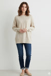 Women's soft knit Ribbed Hem Jumper