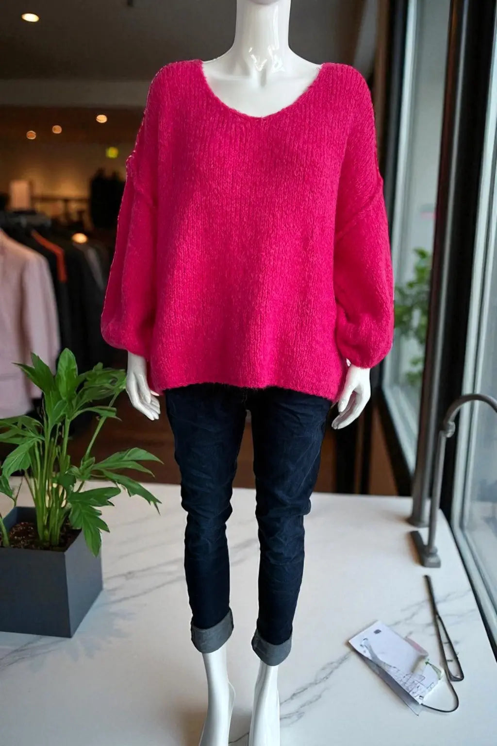 Wool Seam out Knit
