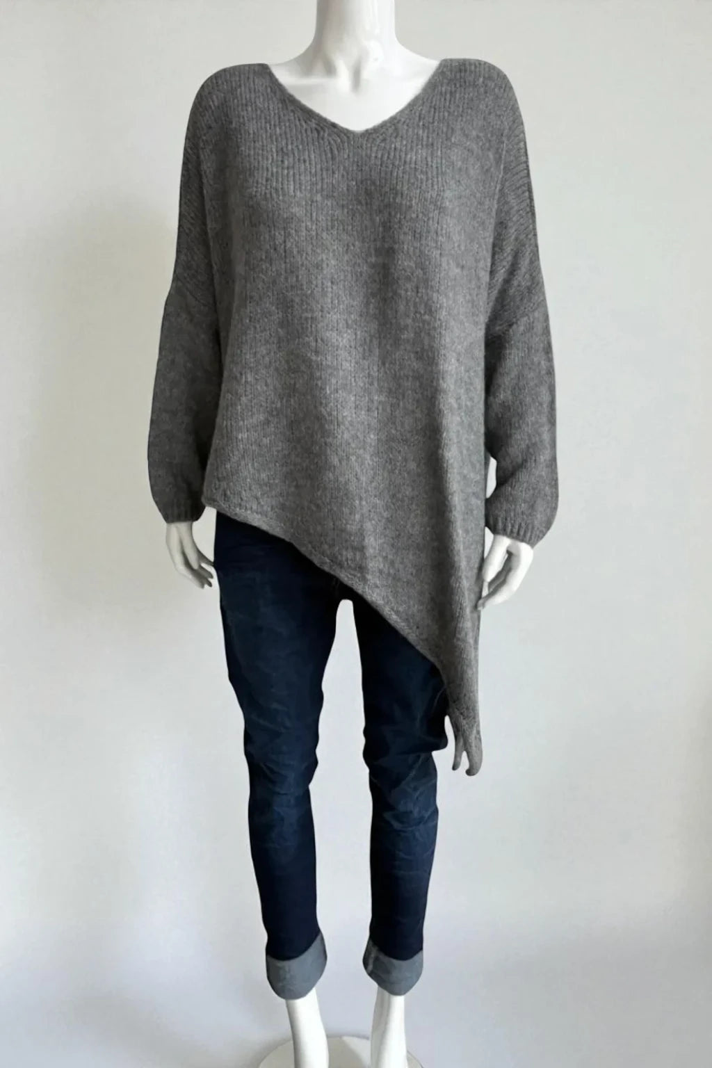 Made in Italy Wool Slant Knit