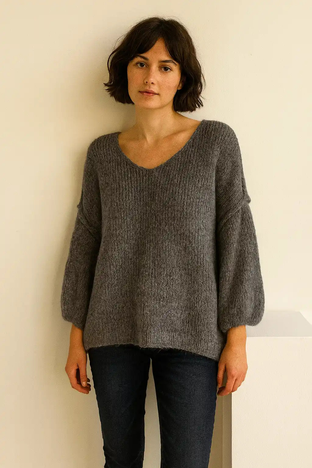 Wool Seam out Knit