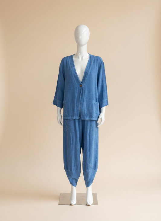 Linen Shelby Barrel Pant