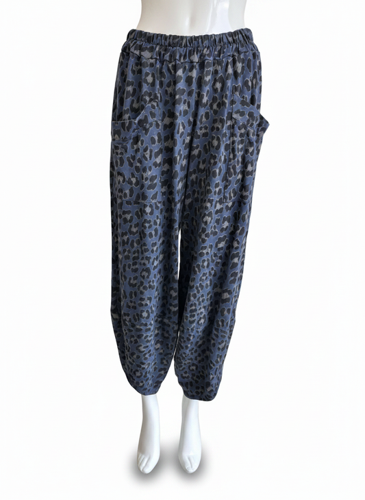 Made in Italy Leopard Print Shelby Pant