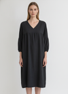 Corduroy Smock Peasant Dress