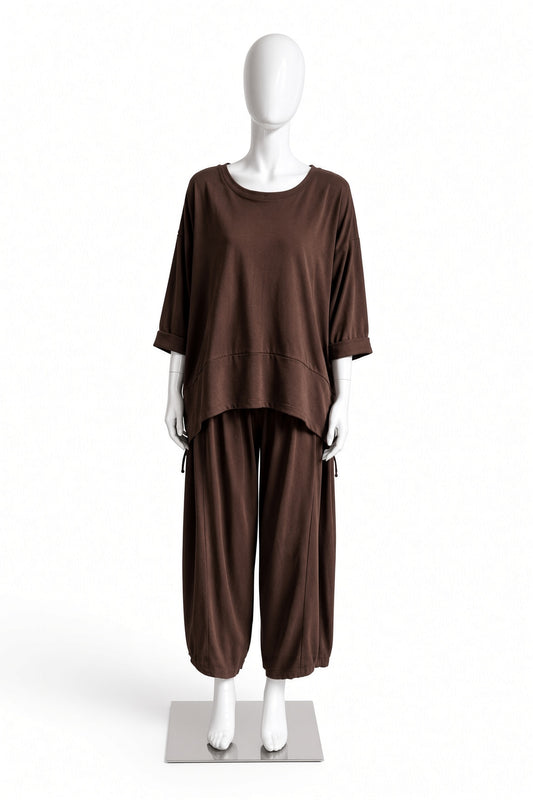 Lagenlook Dip Side Sweatshirt