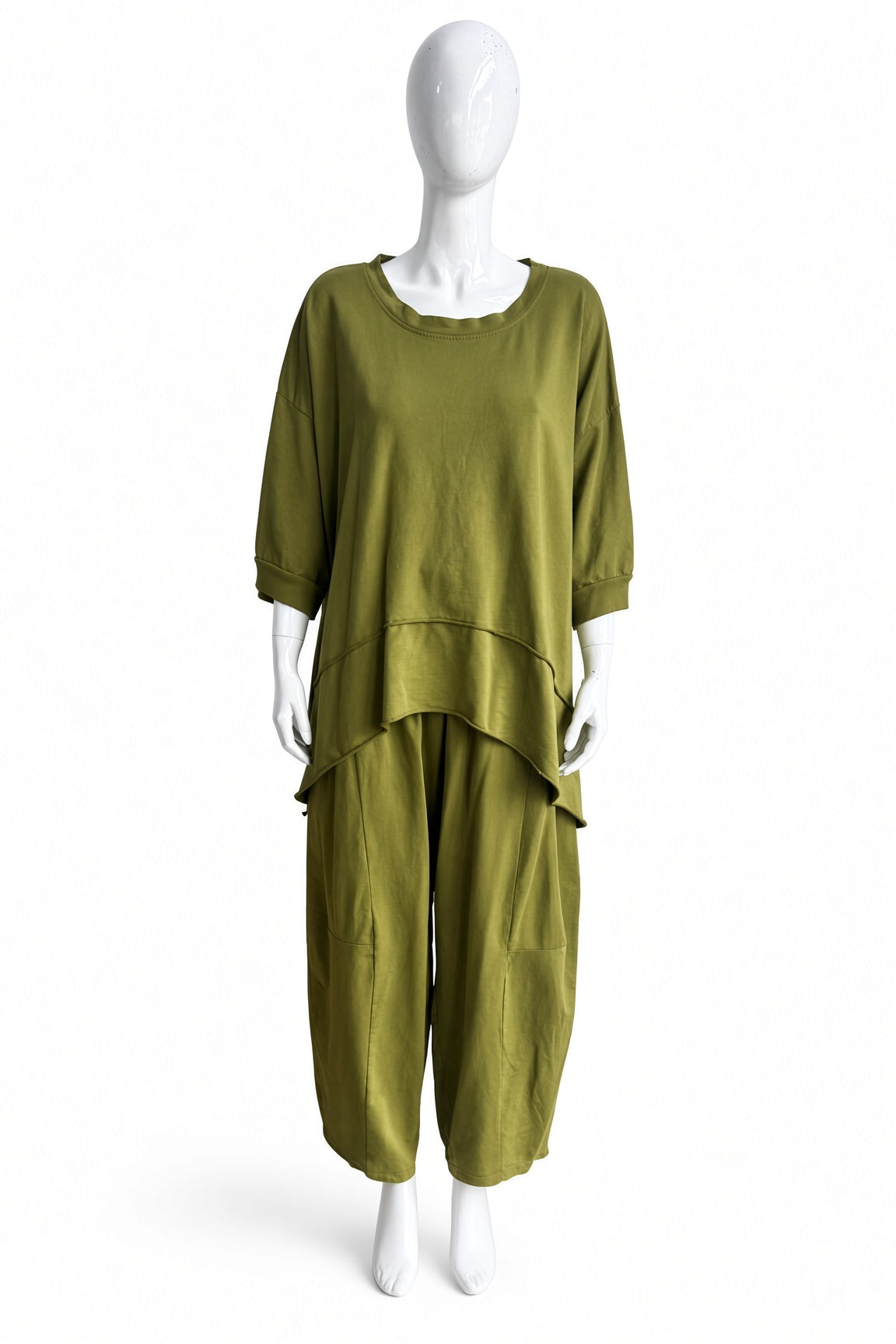 Lagenlook Dip Side Sweatshirt