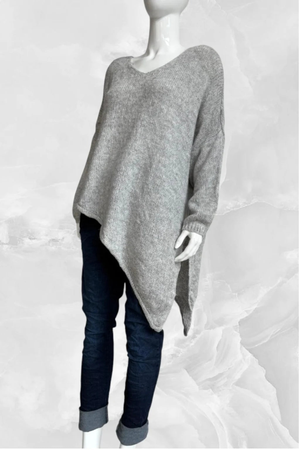 Made in Italy Wool Slant Knit