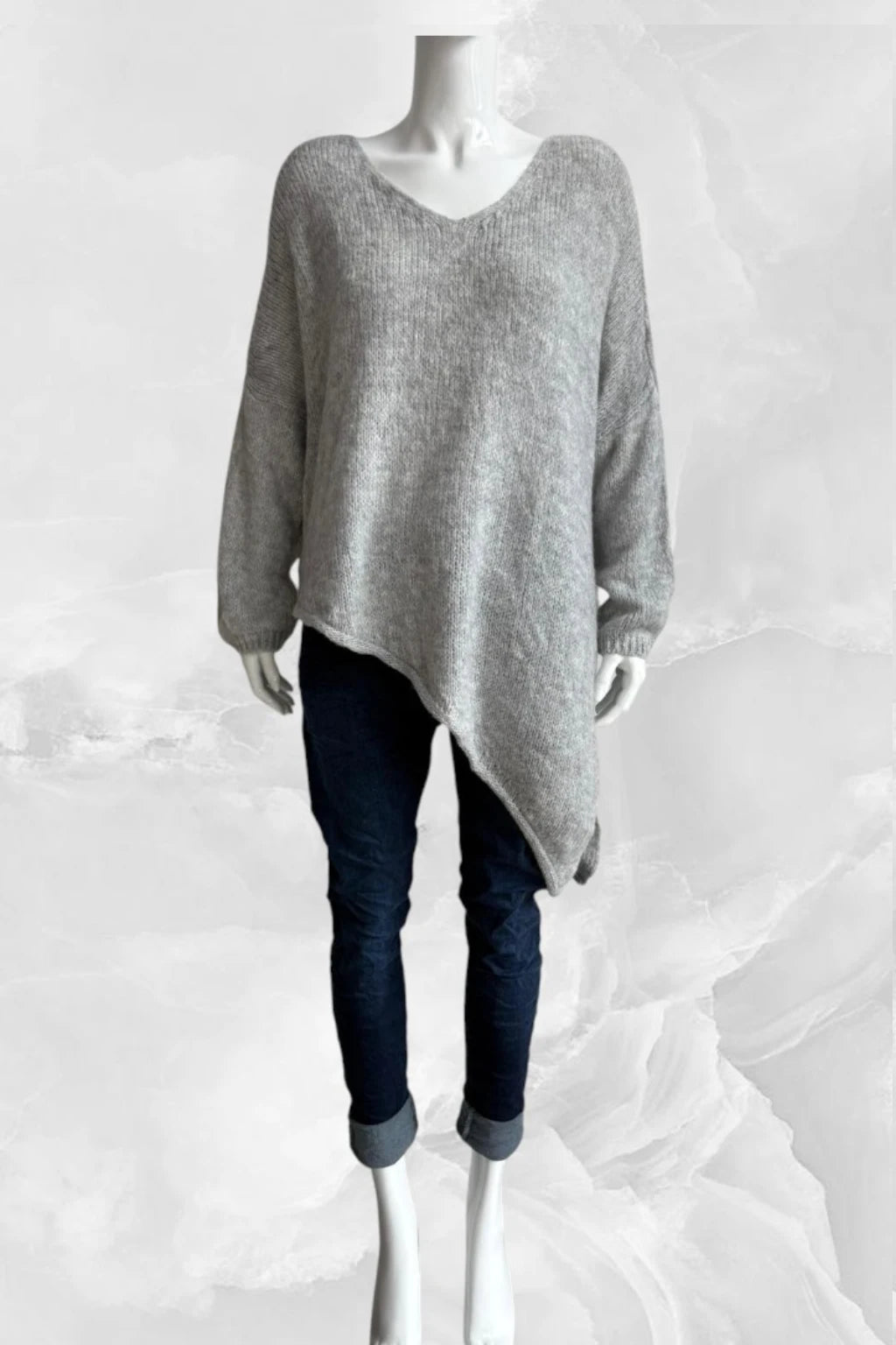 Made in Italy Wool Slant Knit