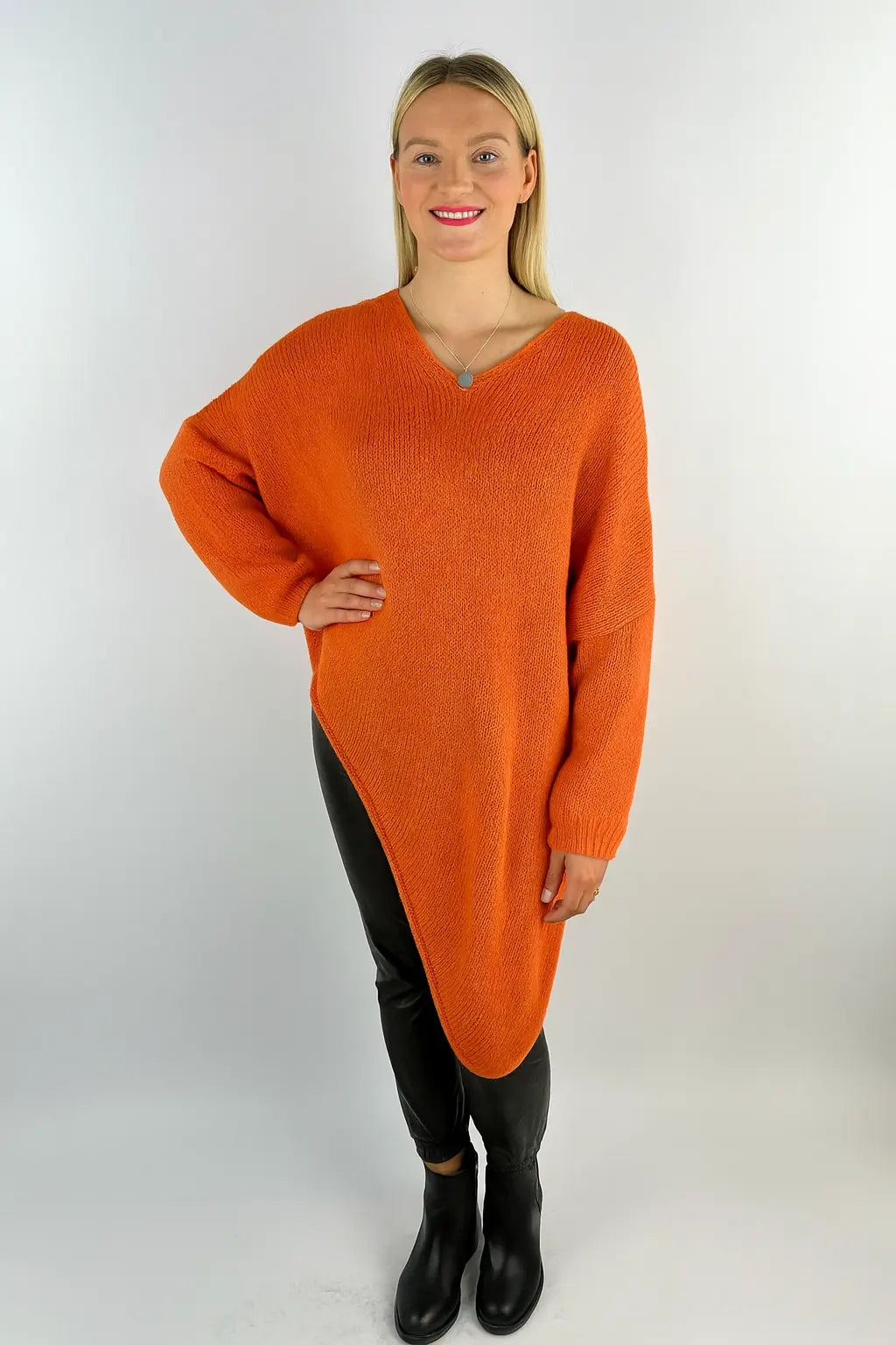 Made in Italy Wool Slant Knit