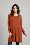 Made in Italy Cocoon Sweat Tunic Dress Lagenlook
