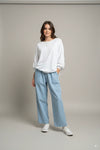 Women's High-Waisted Relaxed Fit Straight-Leg Jeans