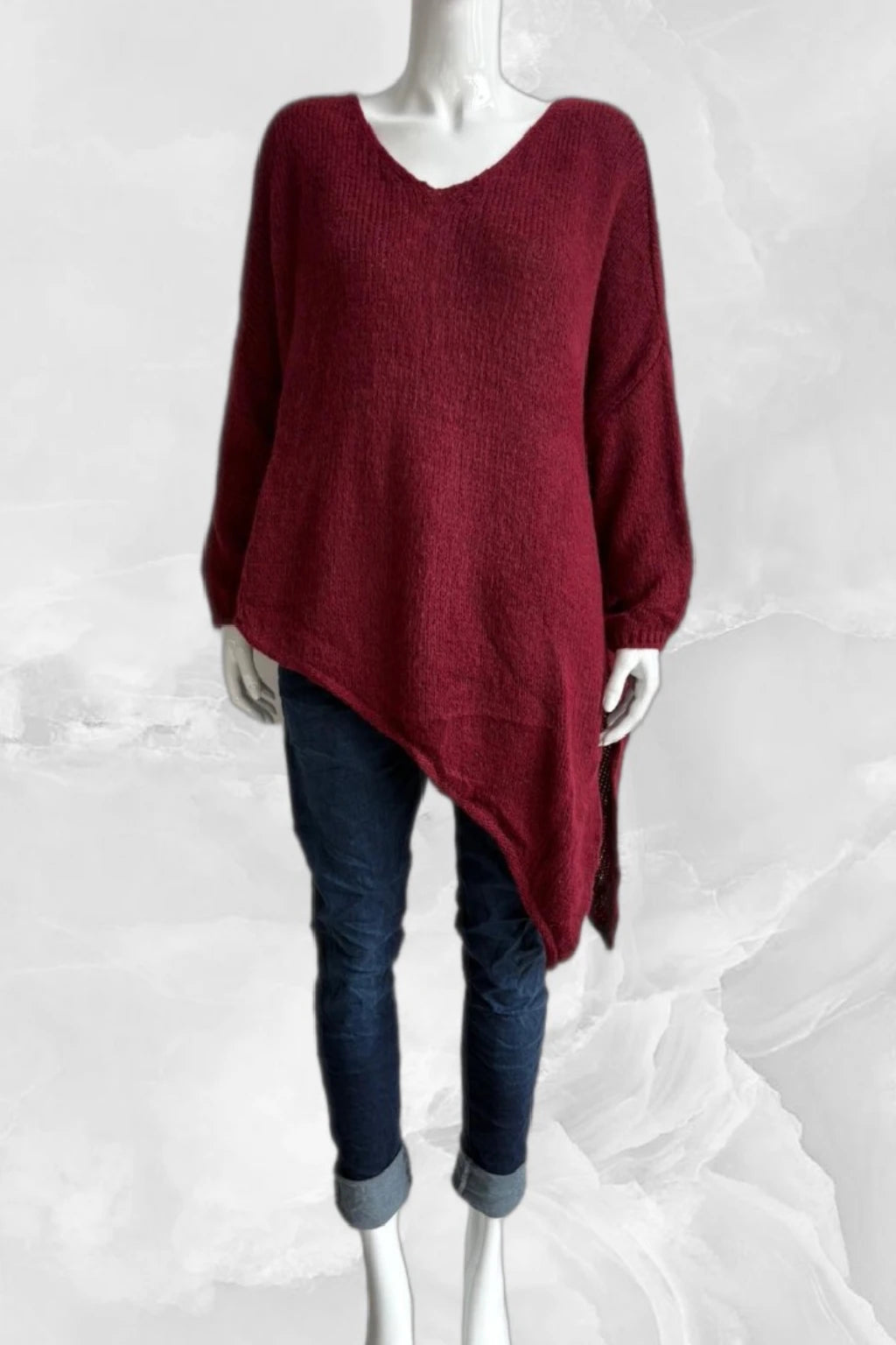 Made in Italy Wool Slant Knit