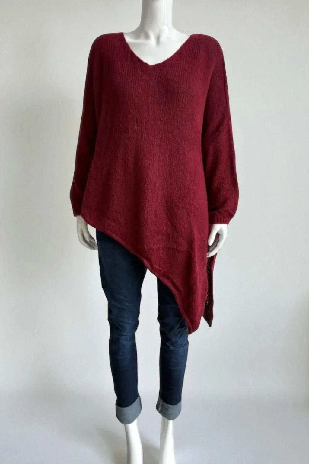 Made in Italy Wool Slant Knit
