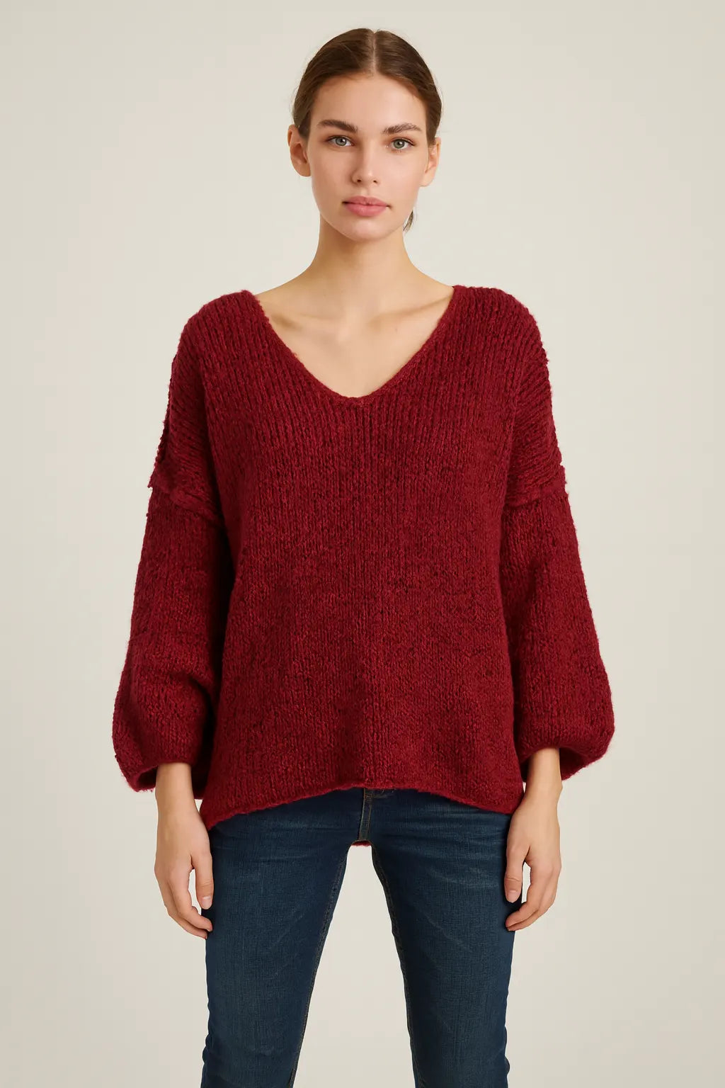 Wool Seam out Knit