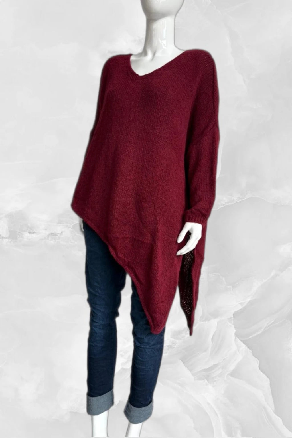 Made in Italy Wool Slant Knit