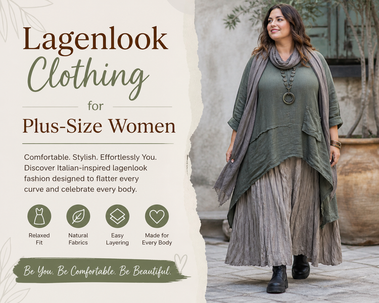 Lagenlook Clothing Stock for Plus-Size Women
