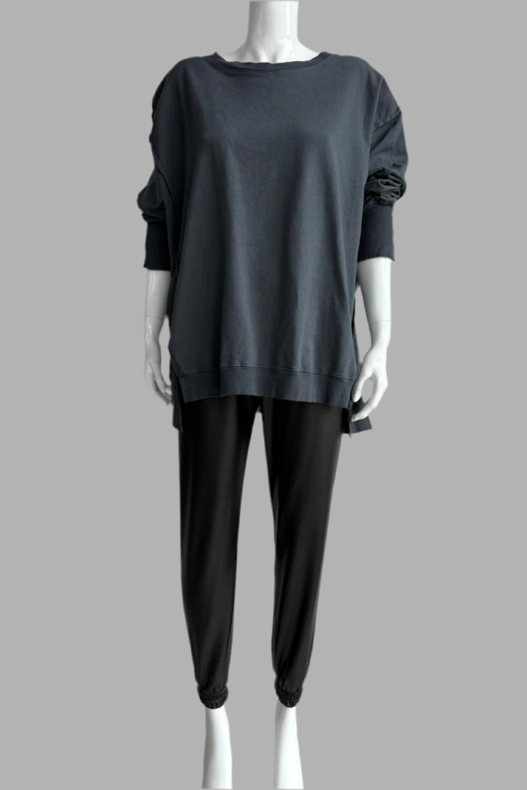 Made in Italy Split Hem Sweat Lagenlook