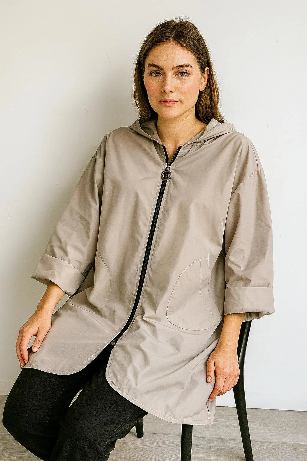 Made in Italy Hooded Rain Mac