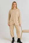 Italian One Pocket Scuba Top Lagenlook