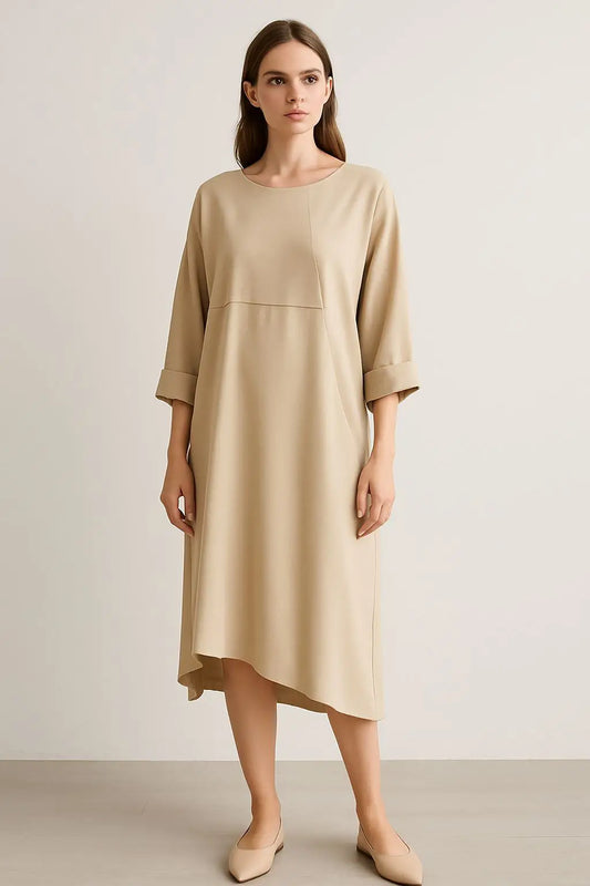 Scuba Asymmetric Dress
