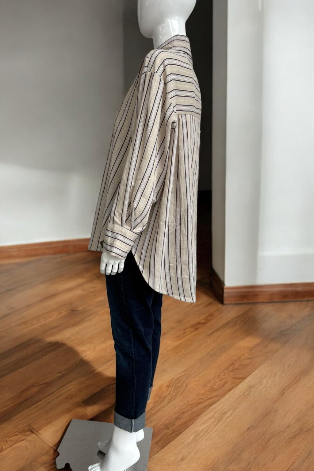 Zetaotto Cotton Stripe Shirt