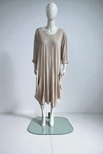 Made in Italy Jersey Cocoon Dress
