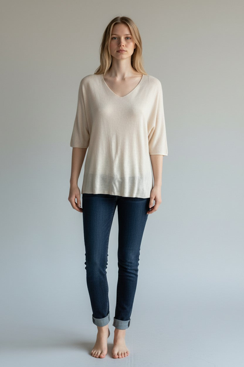 Made in Italy Fine Knit Top
