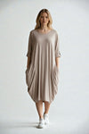 Made in Italy Jersey Cocoon Dress