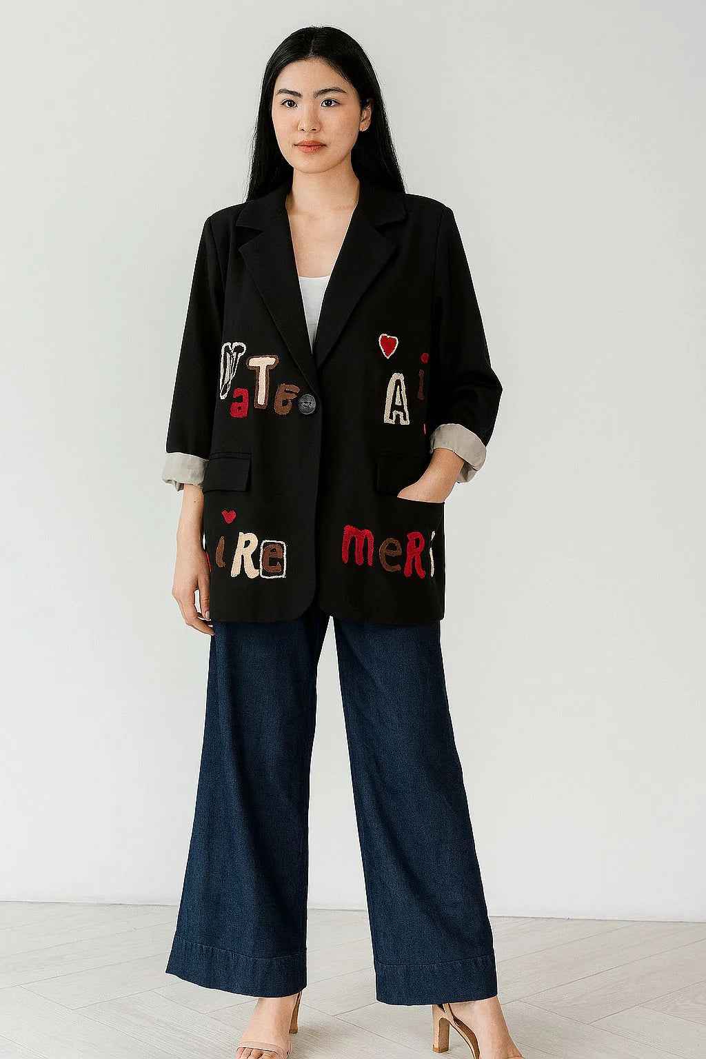 Women's Embroided Blazer