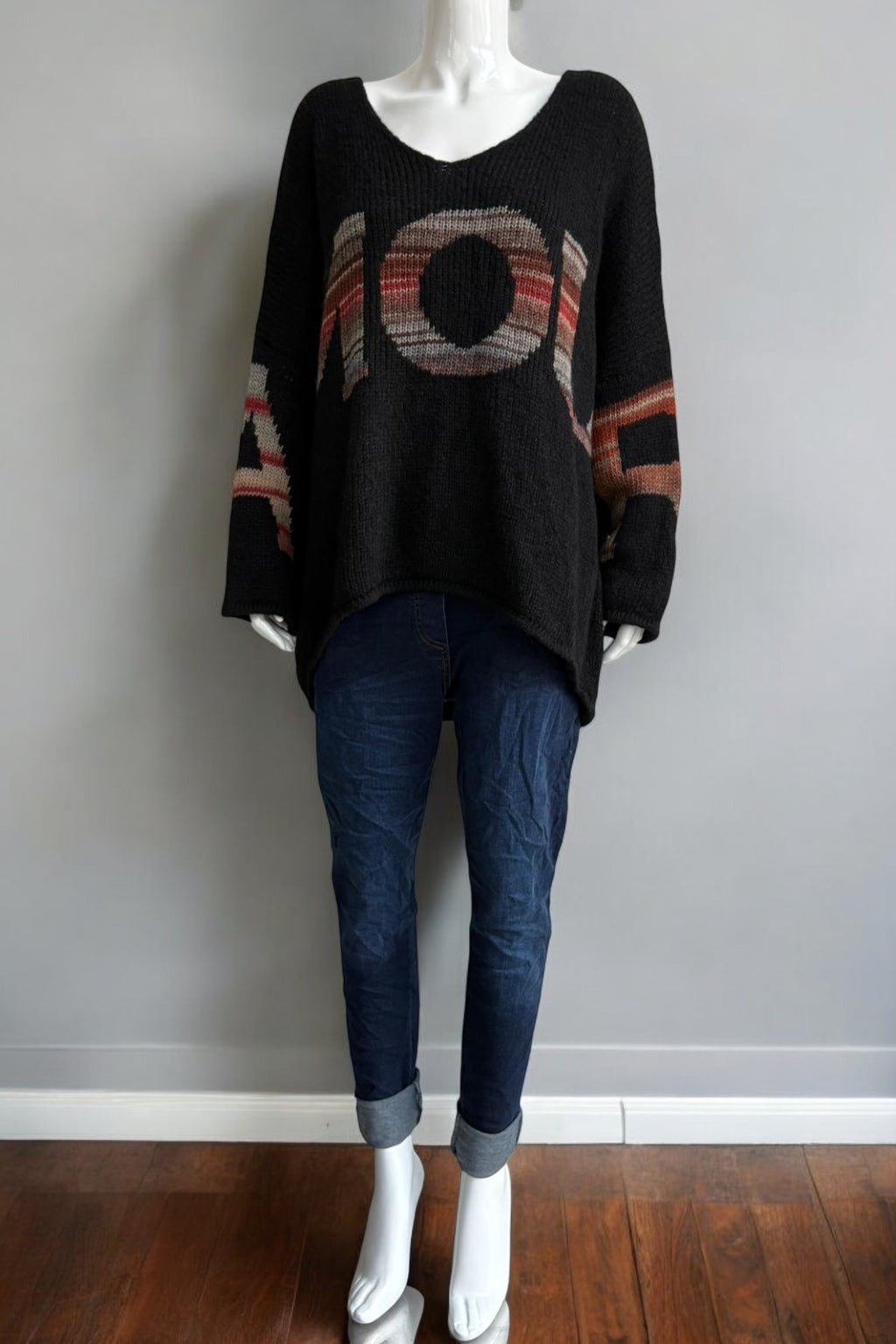 Made in Italy Wool Slouch Amour Jumper