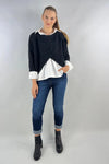 Wool Wrap over Layering Knit