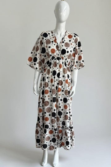 Made in Italy Polka dot Midi Dress