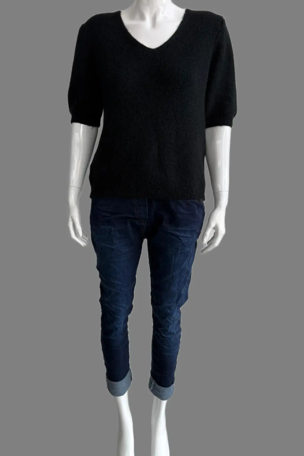 Wool Short Sleeve Jumper