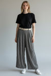 Gingham Palazzo Pant Lagenlook
