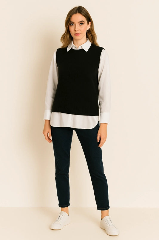Italian Wool Knitted Tank Top