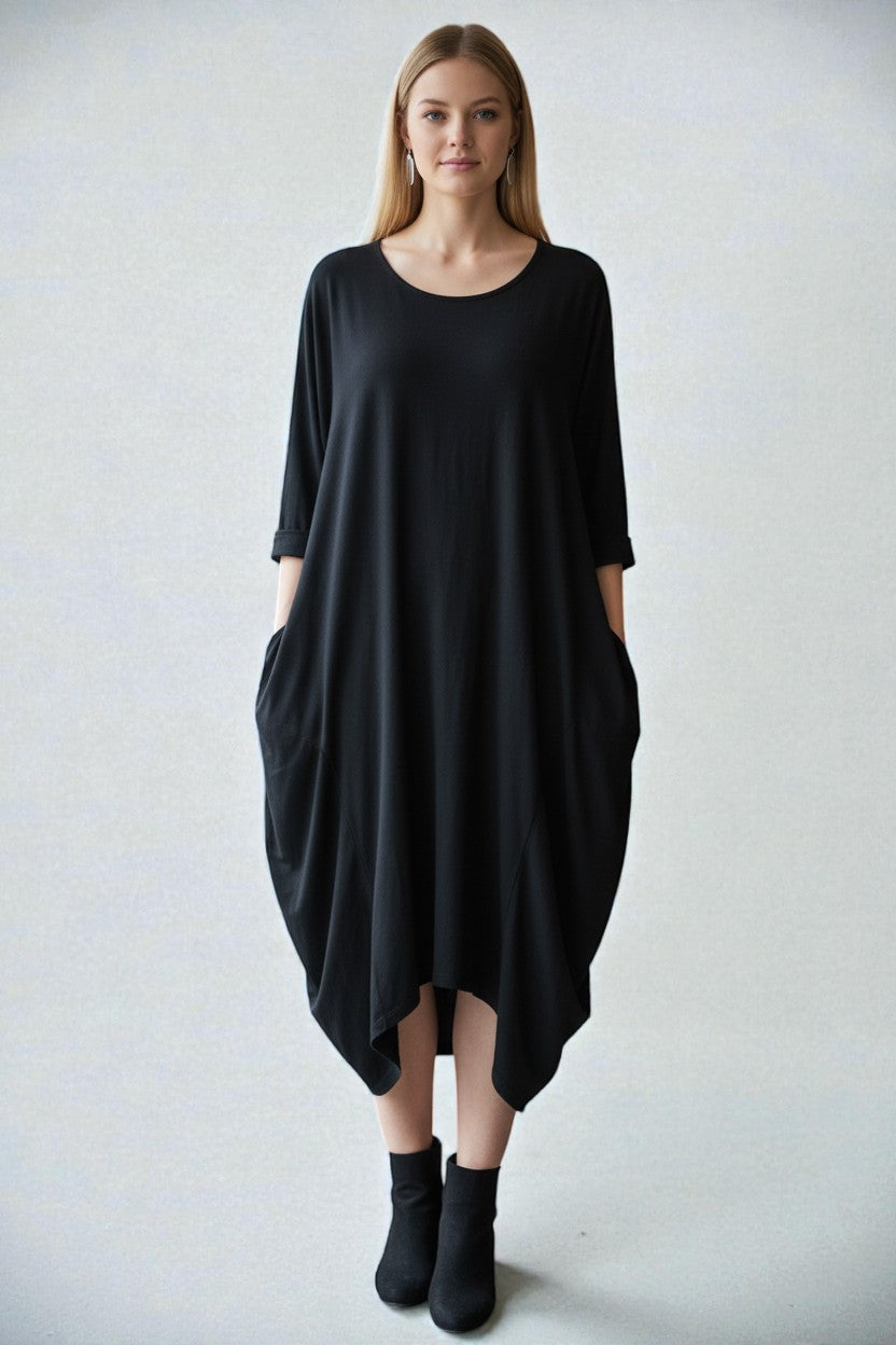 Made in Italy Jersey Cocoon Dress