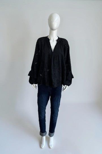 Embroidered Boho Blouse