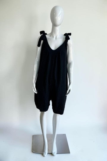 Made in Italy Tie Shoulder Playsuit