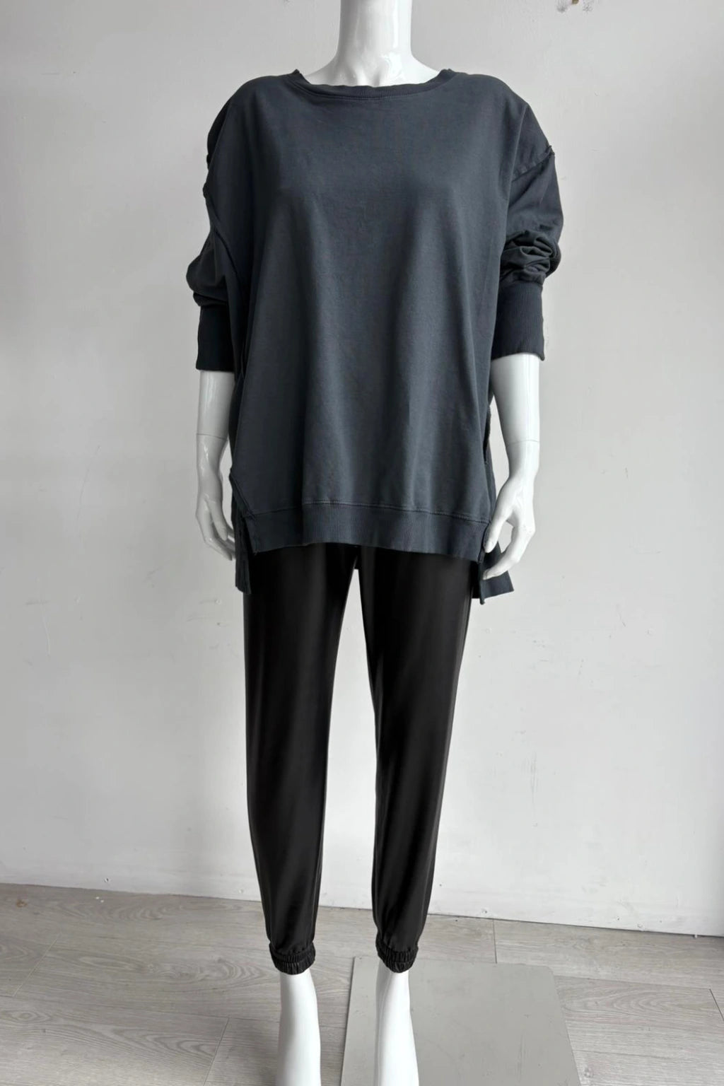 Made in Italy Split Hem Sweat Lagenlook