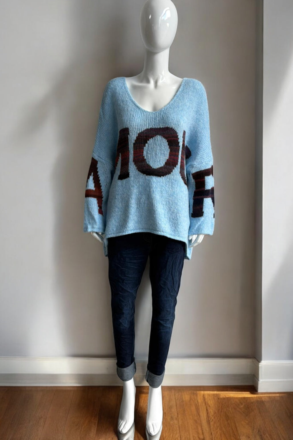 Made in Italy Wool Slouch Amour Jumper