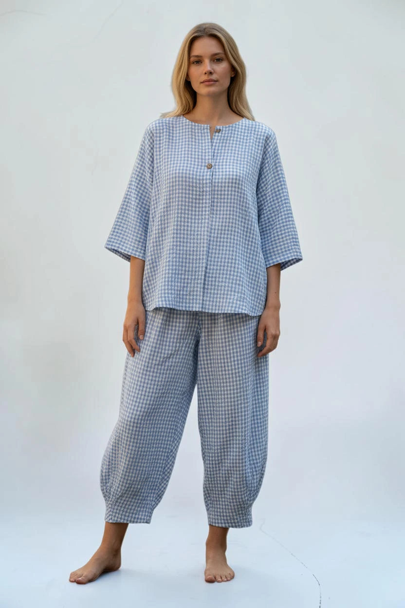 Made in Italy Pintuck Top