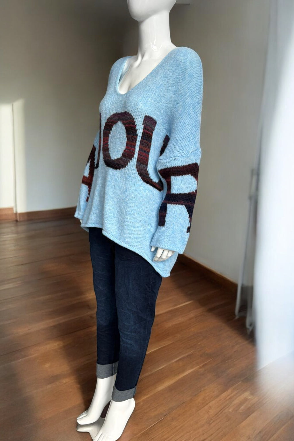 Made in Italy Wool Slouch Amour Jumper
