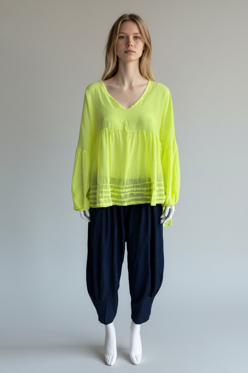 Cotton Artist Smock Top Lagenlook