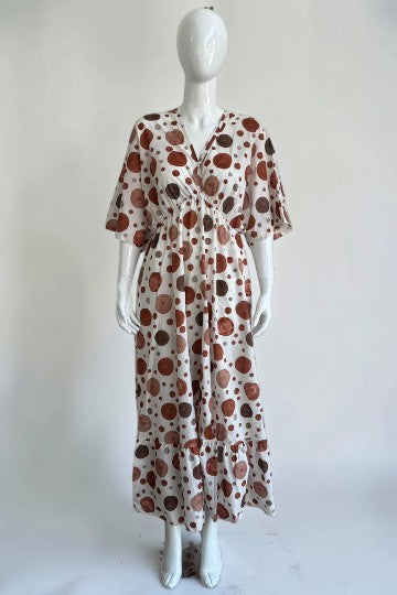 Made in Italy Polka dot Midi Dress
