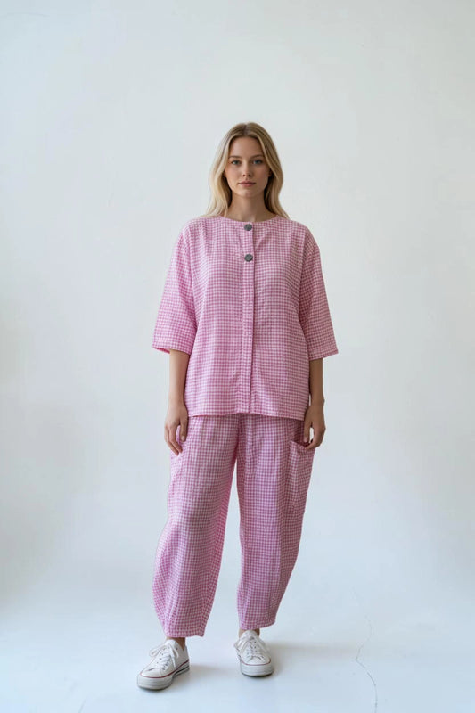 Made in Italy Pintuck Top