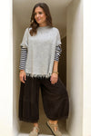 Wool Sleeveless Knitted Tassel Jumper
