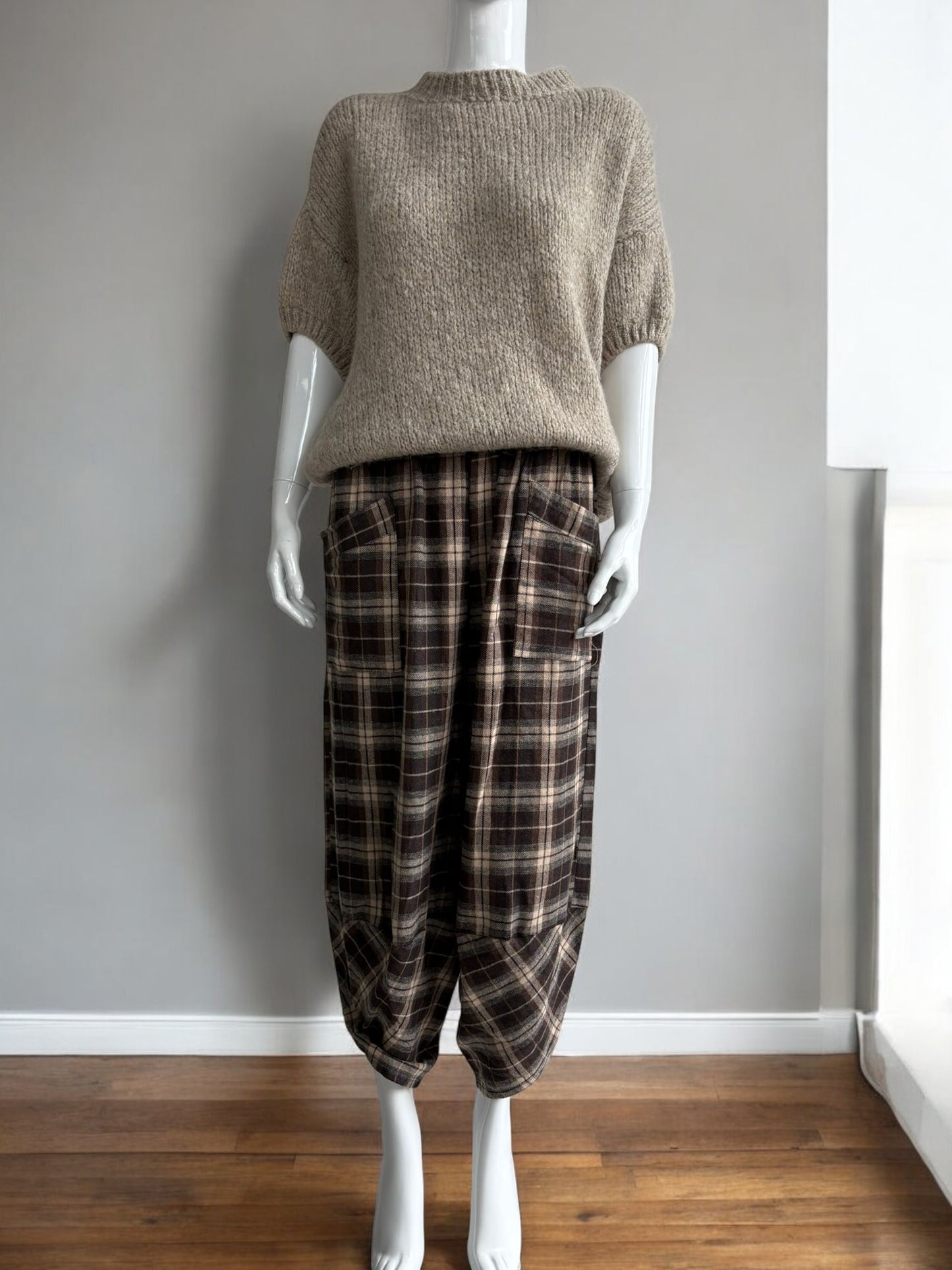 Brushed cotton Shelby Plaid Pant