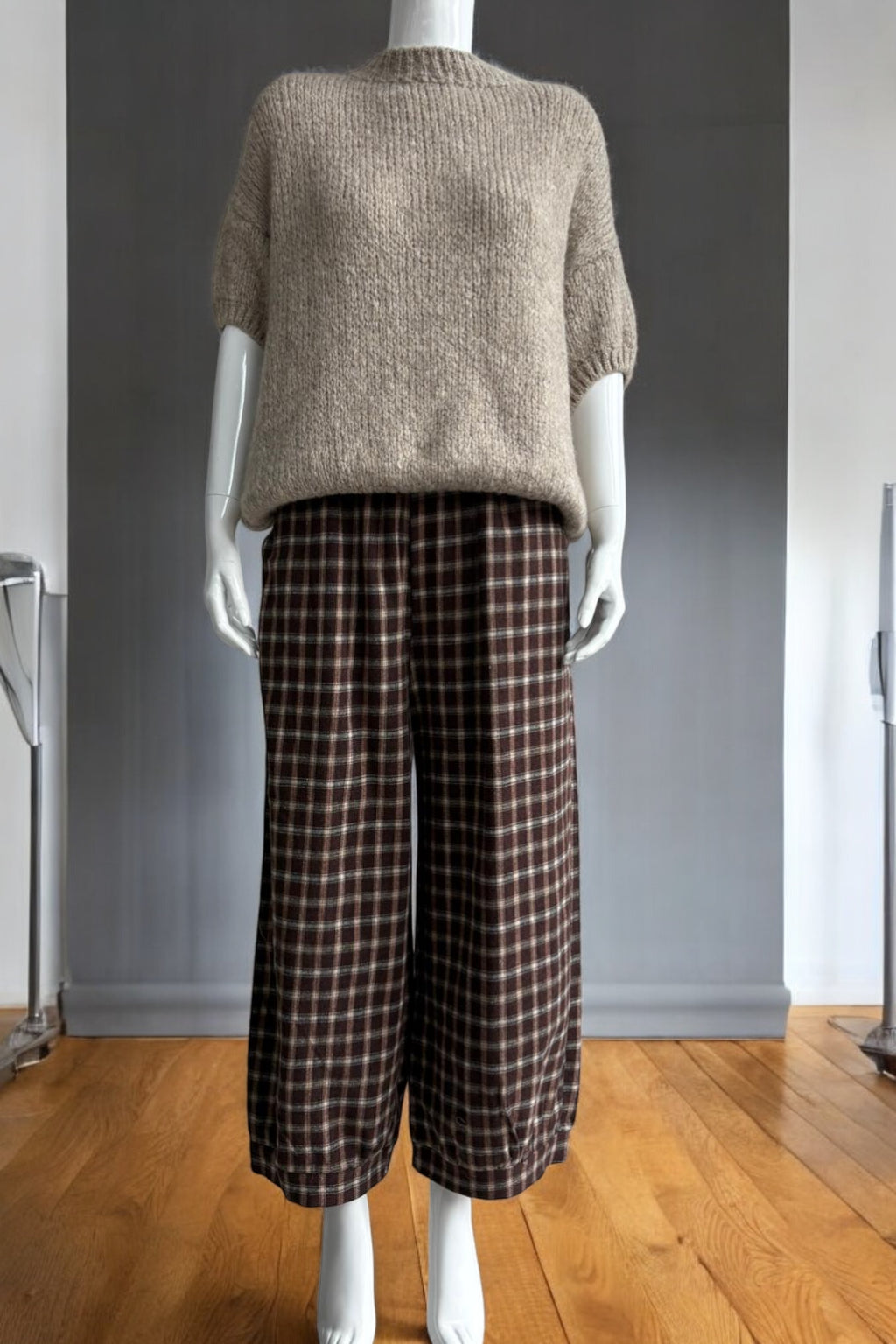 Made in Italy Baloon Check Pant